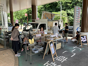 出店の様子